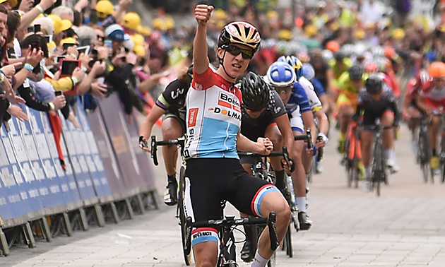 Christine Marherus wins stage 3